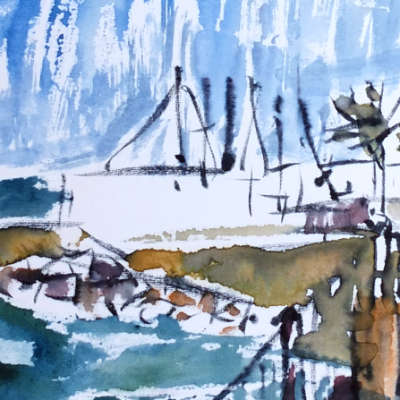 Andreas Korn: Artproduktion (Kunstraum - Aquarell in Marbella) Andreas Korn: Artproduktion (Kunstraum - Aquarell in Marbella)